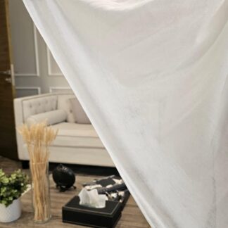 Cotton white scarf